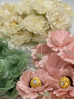 Fabric Flowers Party Favor & Decor For Any Event. Flowers Centerpieces – Sweet  N' Flowers