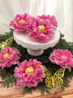 Pink Silk Flowers Wedding Favor & Decoration. Unique Party Decor and Gift