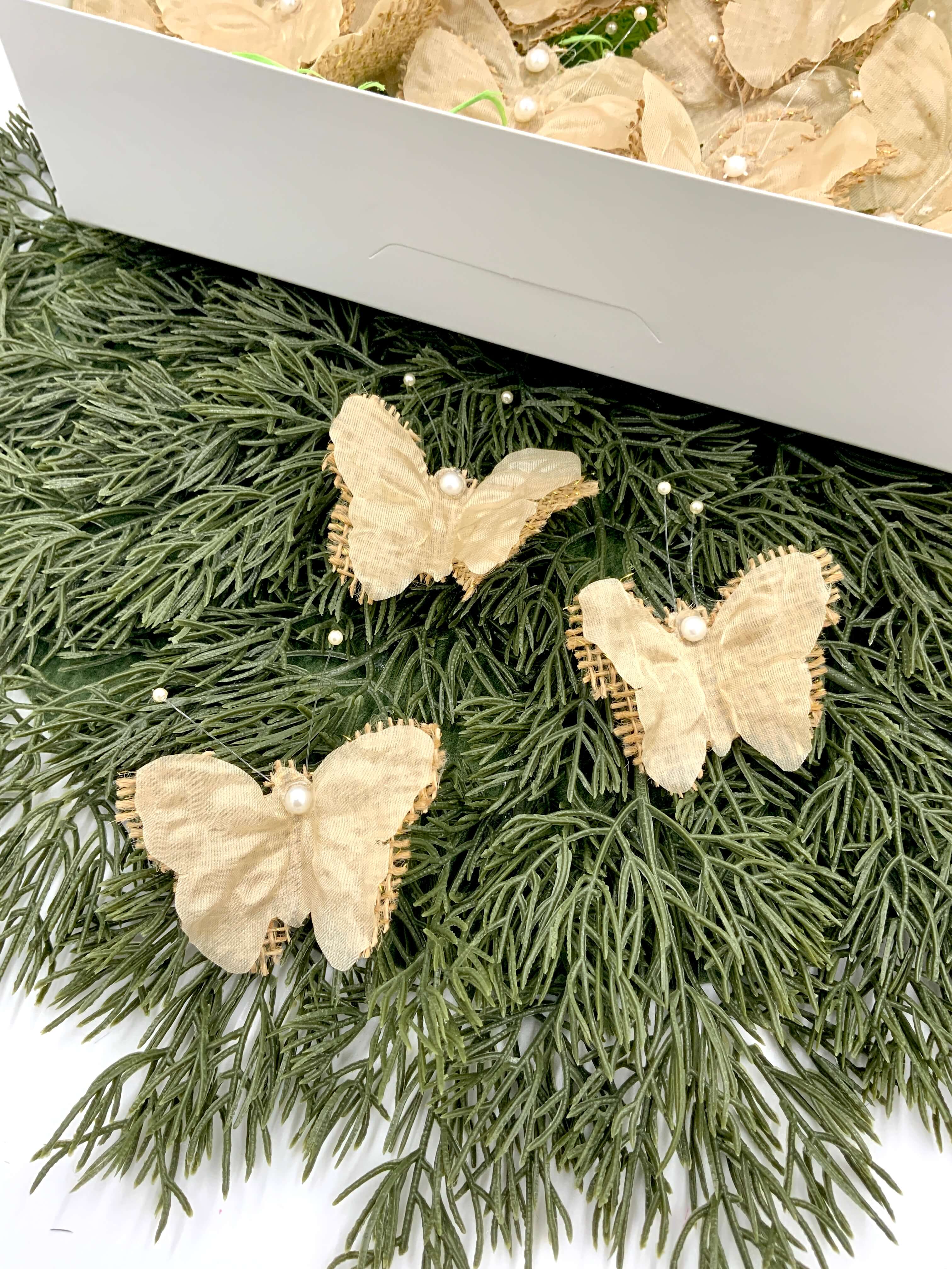 Silk Butterflies For DIY Project. Wedding, Birthday Favors.