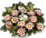 Handmade Pink Roses Best Gift Idea. Pink Flowers Elegant and Memorable.