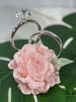 Delightful and Beautiful Blush Napkin Ring. Wedding Decor & Favor