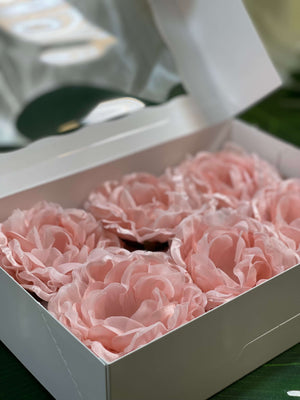 Blush Party Flowers. Classy Party Favors