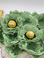 Sage Green Silk Flowers. Classy Customizable Party Flowers
