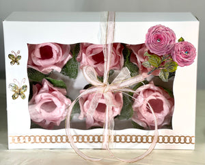Handmade Pink Roses Best Gift Idea. Pink Flowers Elegant and Memorable.