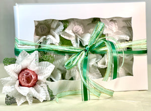 White Lilies Flower Chocolate Wrappers And Favors